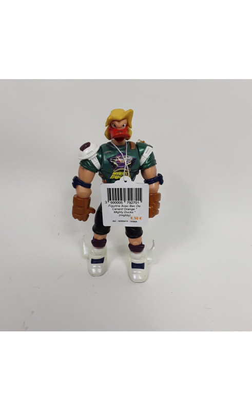 figurine avec bec de canard orange " mighty ducks "