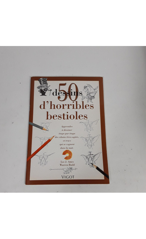 Livre " 50 dessins d'horribles bestioles "