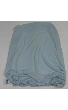 Drap housse berceau bleu