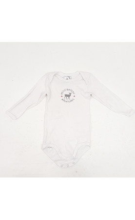 body ml blanc motif biche "...