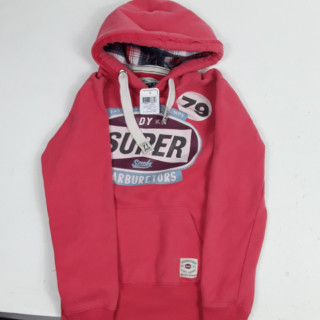 sweat à capuche rouge " dy super speedry "