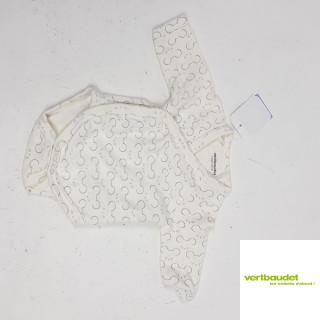 body ml blanc motif tete de souris