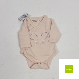 body ml rose claire motifs tete de souris