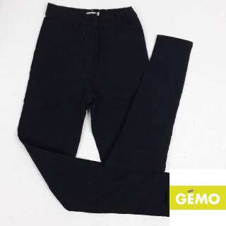 pantalon noir slim avec fausse poches