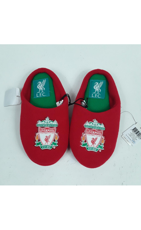 chaussons rouge logo Liverpool football