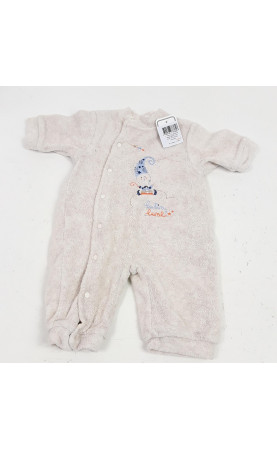 Surpyjama beige motif lupin...