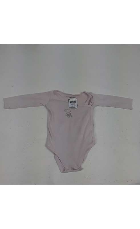 body ml rose claire motif écureuil " mon petit coeur "