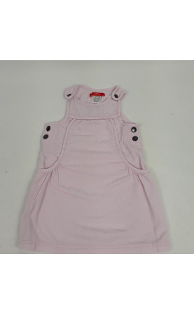 Robe mc en velours rose