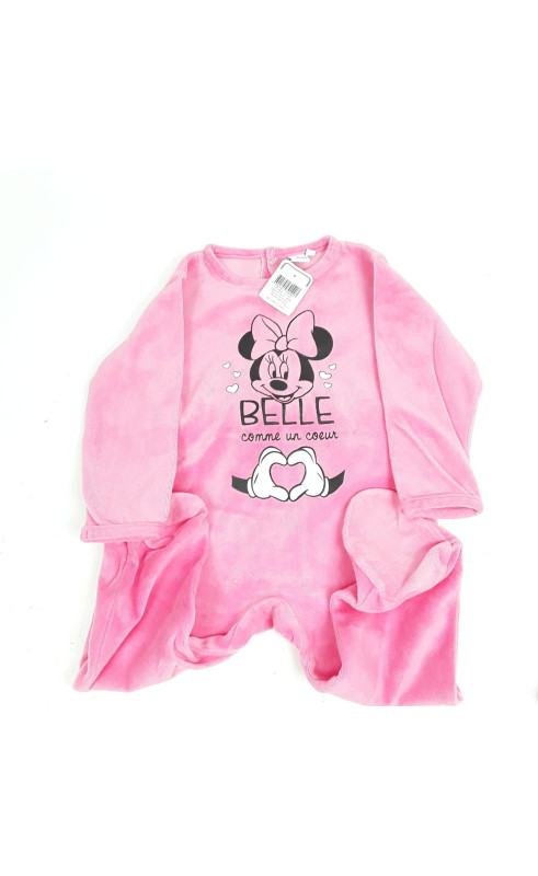 Pyjama rose " belle comme un coeur " minnie