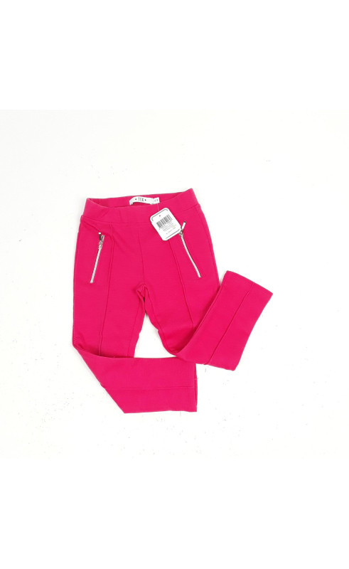 Jegging rose avec fermeture