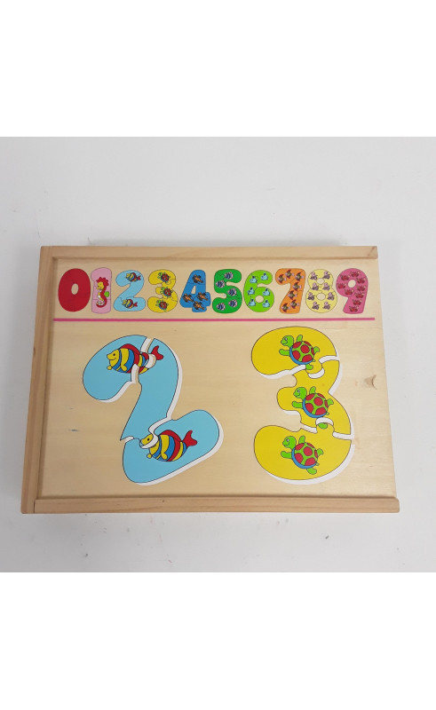 Puzzle en bois chiffre