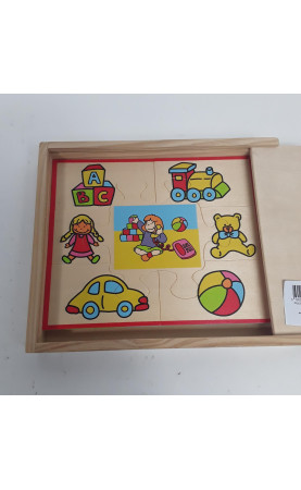 Puzzle en bois  pièce dans...