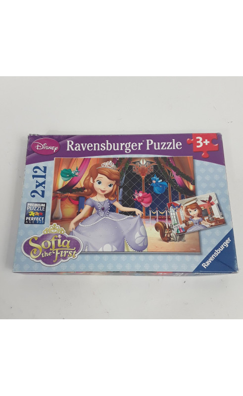 Puzzle princesse Sofia 2*12 pièces  3+