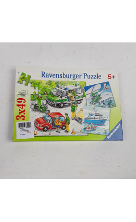 Puzzle 3x49 police/pompiers