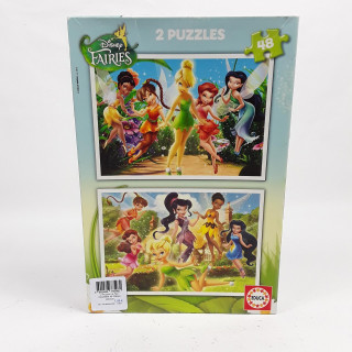 2 Puzzle la fée clochette 48 pièces