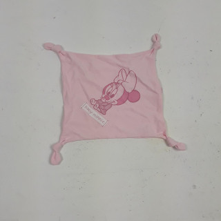 Doudou plat rose bébé minnie