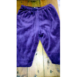 Pantalon violet doublé 