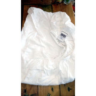 Drap housse blanc 60*120