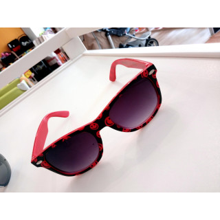 lunettes soleil rouge et noire